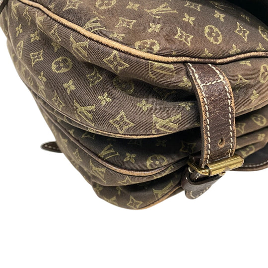 LOUIS VUITTON Shoulder Bag M95227 canvas Brown Monogram mini Lansaumur 30 Women Used Authentic