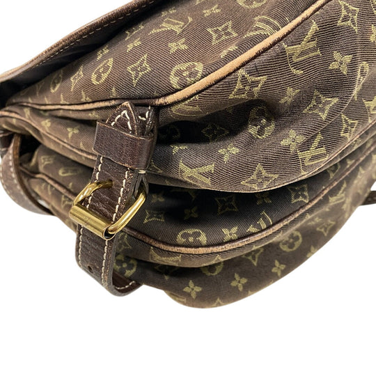 LOUIS VUITTON Shoulder Bag M95227 canvas Brown Monogram mini Lansaumur 30 Women Used Authentic