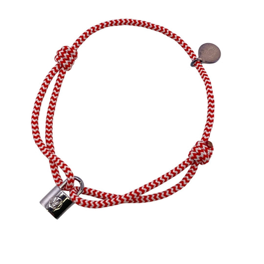 LOUIS VUITTON bracelet Q95705 Silver925 Red Lockit Sophie Turner