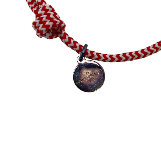 LOUIS VUITTON bracelet Q95705 Silver925 Red Lockit Sophie Turner