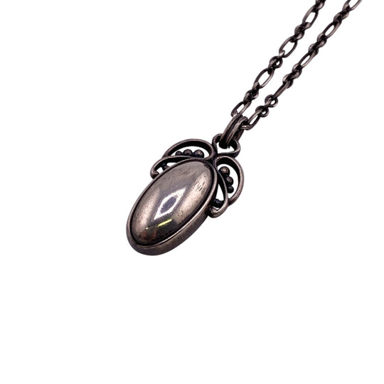 Georg Jensen Necklace Silver925 Silver 2005 Design Necklace Year Women Used Authentic