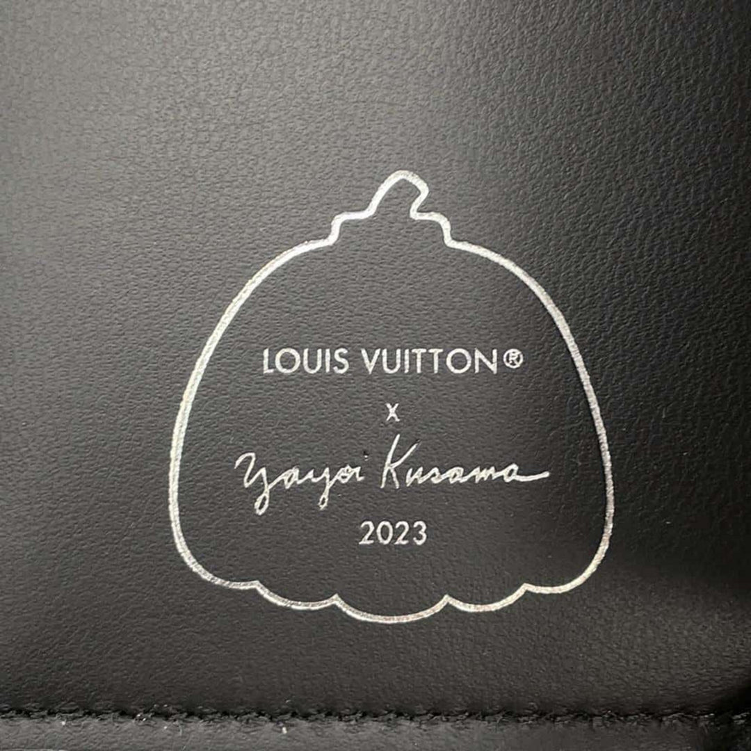 Louis Vuitton LV YK Portefeuille Taurillon Leather Black Multicolor Wallet Preloved