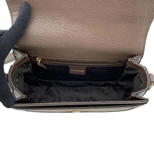 BALENCIAGA GUCCI Collaboration PVC Leather Beige Brown Shoulder Bag Preloved