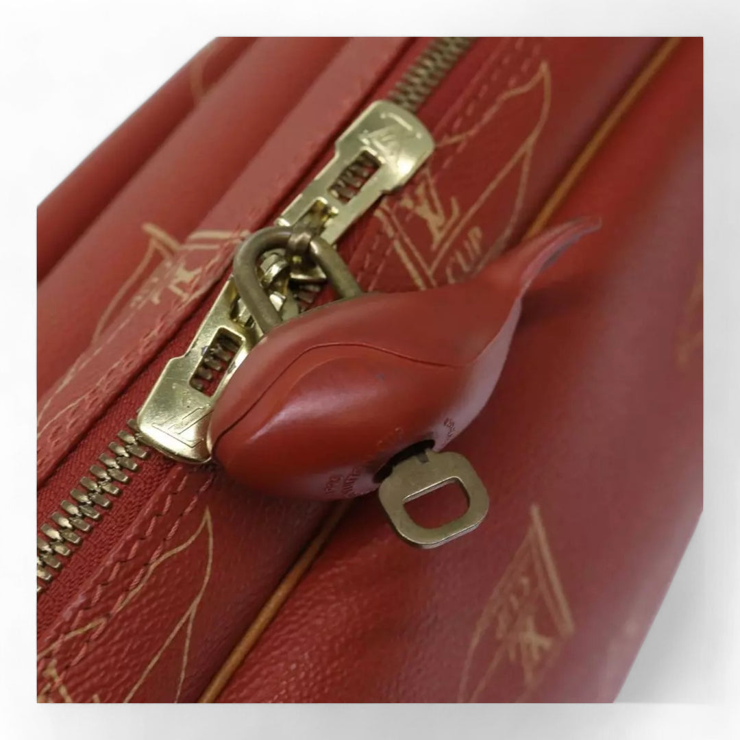 Louis Vuitton Cup Calvi Vintage Red Shoulder Bag Aboganie