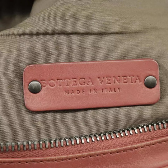 Bottega Veneta Waist Bag Leather Pink Shoulder Strap