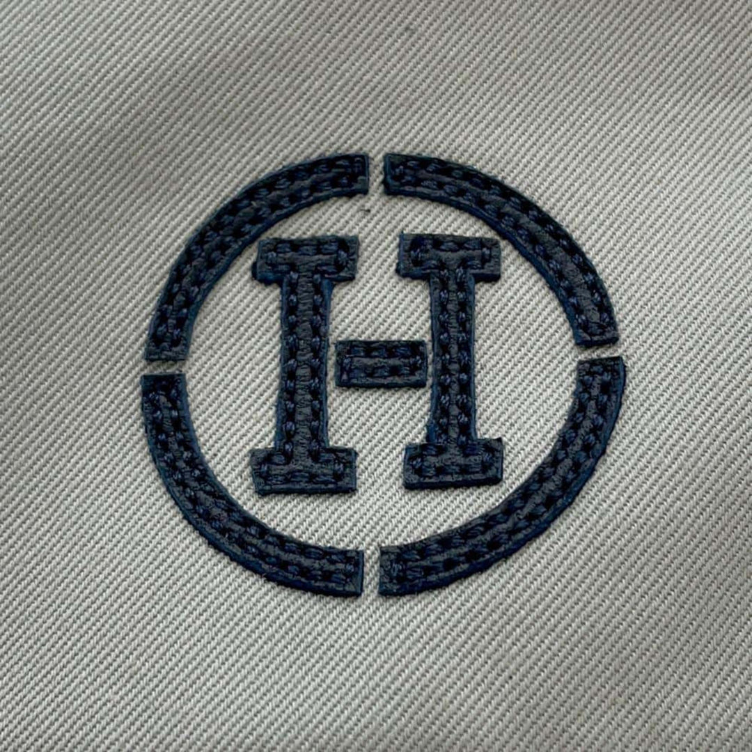 HERMES Fred H Cotton Polyurethane Gray Bucket Hat Preloved