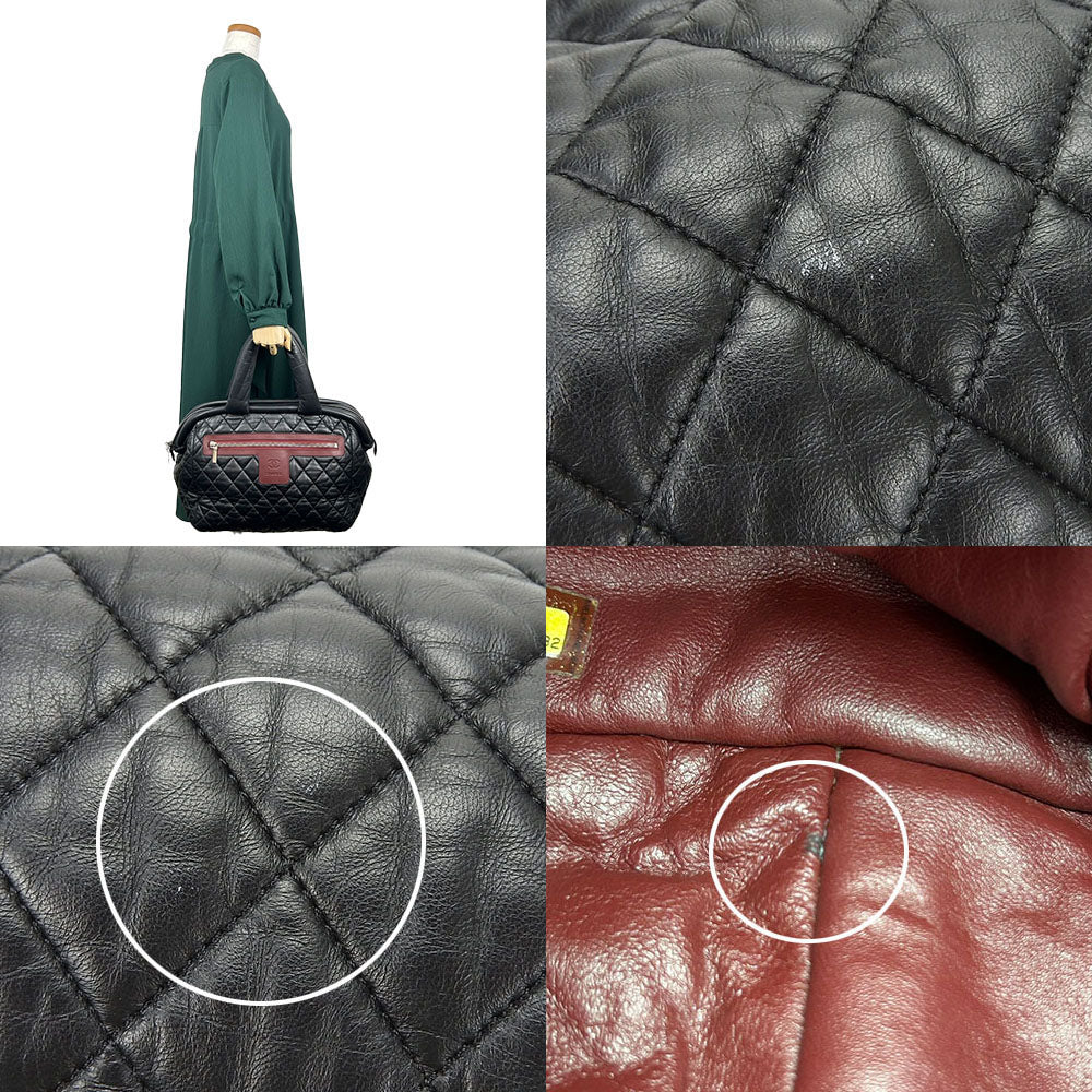 CHANEL Tote Bag leather black