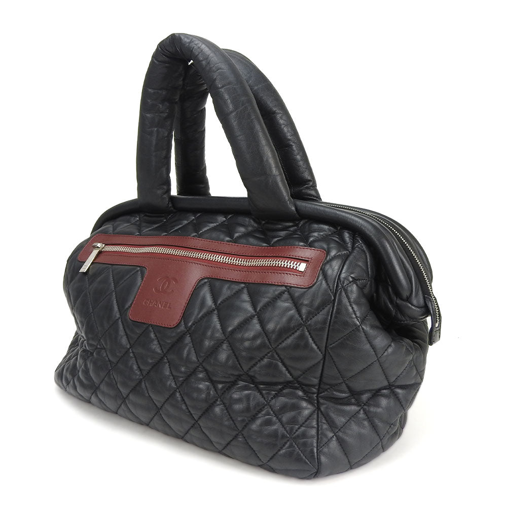 CHANEL Tote Bag leather black