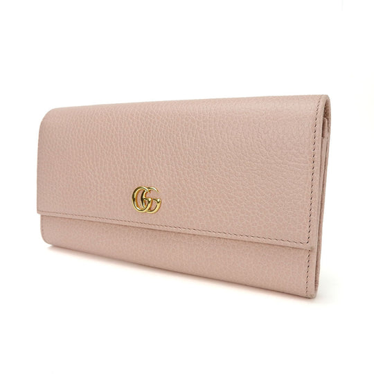 GUCCI Long Wallet Purse 456116 pink GG Marmont