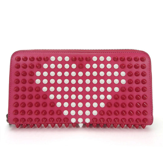 Christian Louboutin Long Wallet Purse 1155017 leather pink Panettone