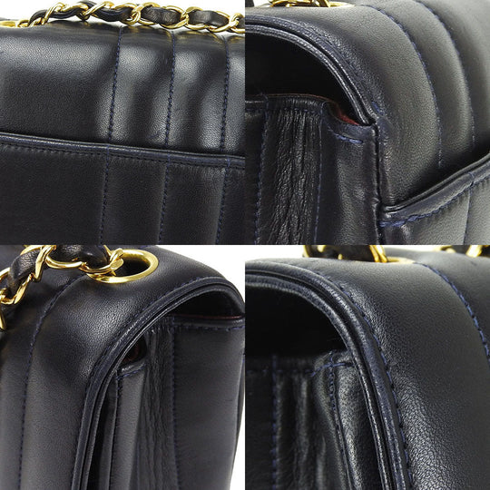 CHANEL Shoulder Bag A05292 lambskin Navy COCO Mark