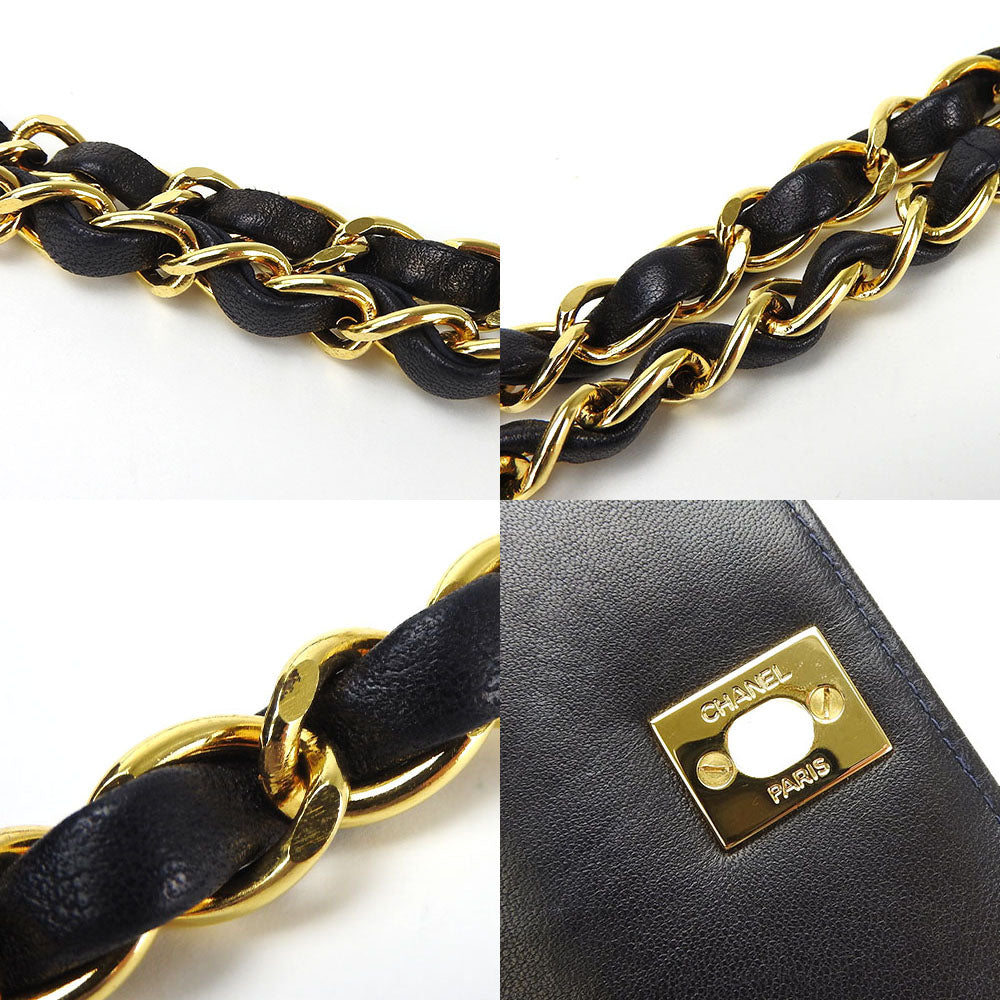 CHANEL Shoulder Bag A05292 lambskin Navy COCO Mark