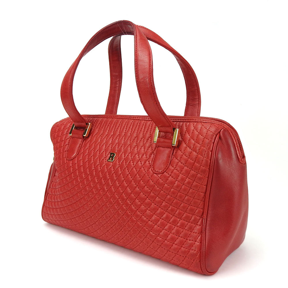 BALLY Handbag leather Red