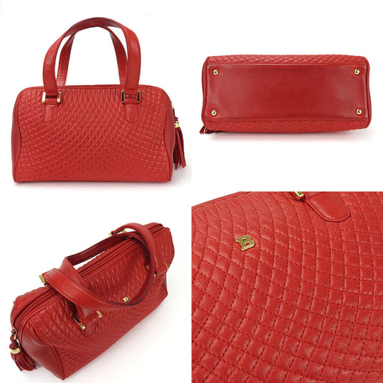 BALLY Handbag leather Red