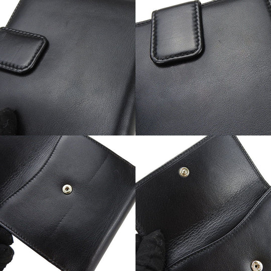GUCCI Bifold Wallet 162759 leather black