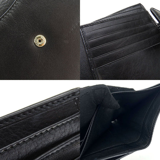 GUCCI Bifold Wallet 162759 leather black