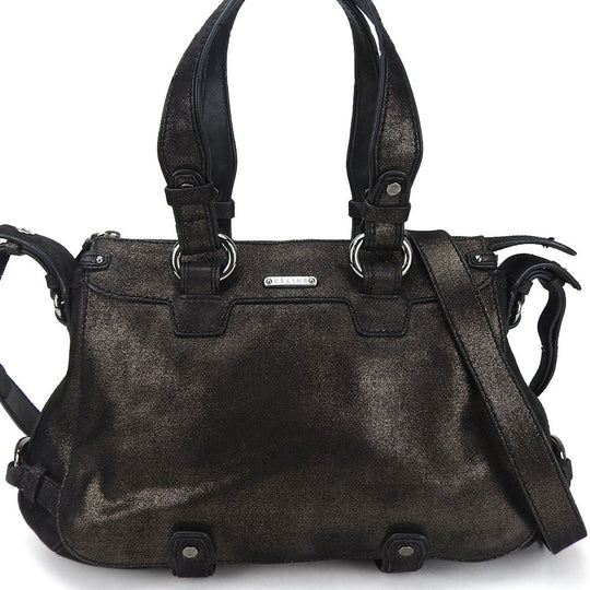 CELINE Handbag leather black