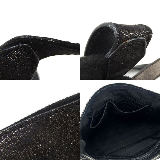 CELINE Handbag leather black
