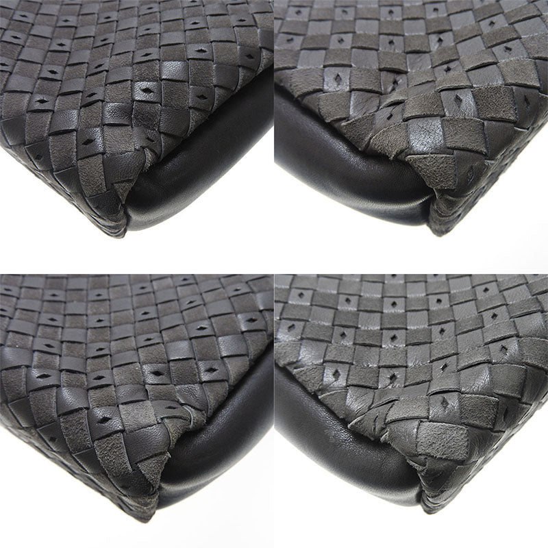 BALLY Handbag leather Dark gray type