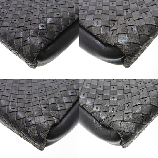 BALLY Handbag leather Dark gray type