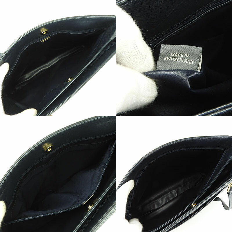 BALLY Tote Bag leather Navy
