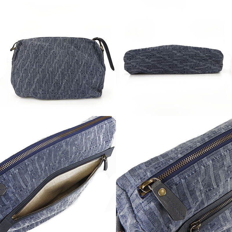 FENDI Shoulder Bag 7VA226 denim blue