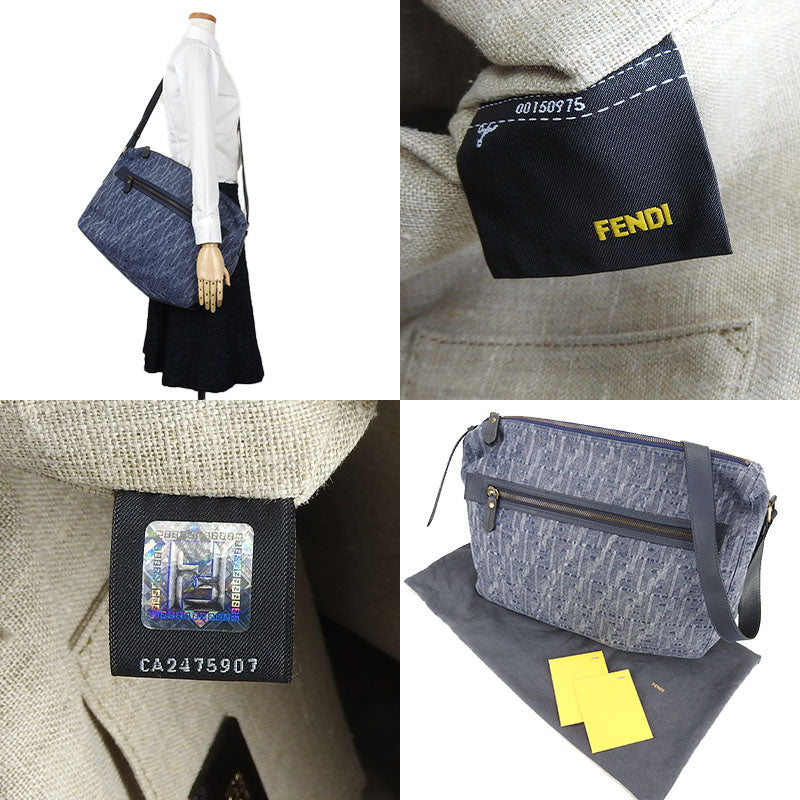 FENDI Shoulder Bag 7VA226 denim blue