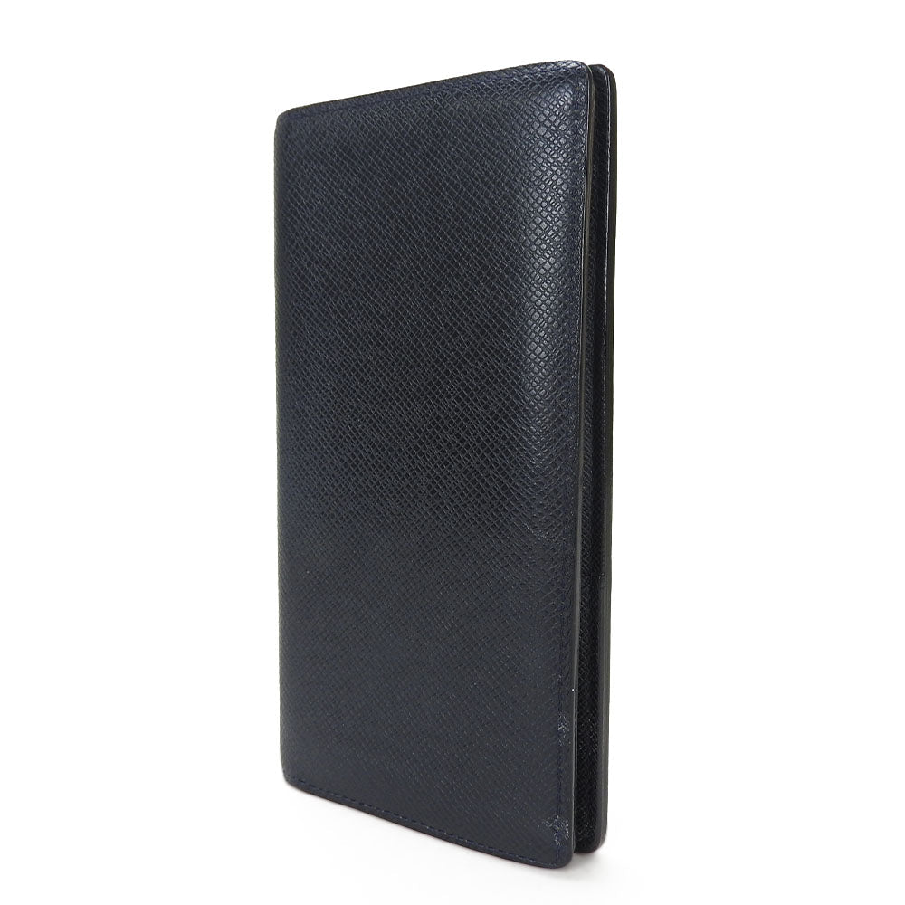 LOUIS VUITTON Long Wallet Purse Taiga Dark navy Portefeuille Blaza