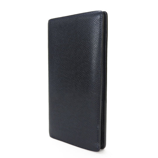 LOUIS VUITTON Long Wallet Purse Taiga Dark navy Portefeuille Blaza