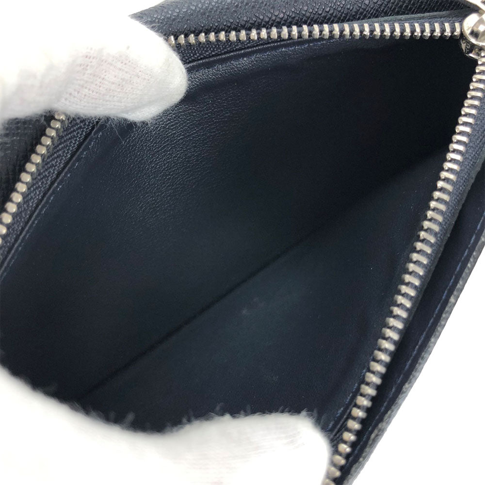 LOUIS VUITTON Long Wallet Purse Taiga Dark navy Portefeuille Blaza