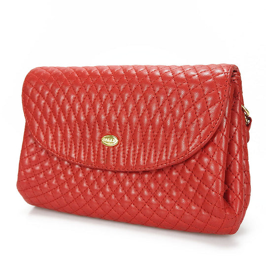 BALLY Shoulder Bag leather Red