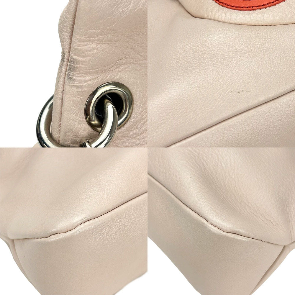 CELINE Handbag leather beige Cruise line