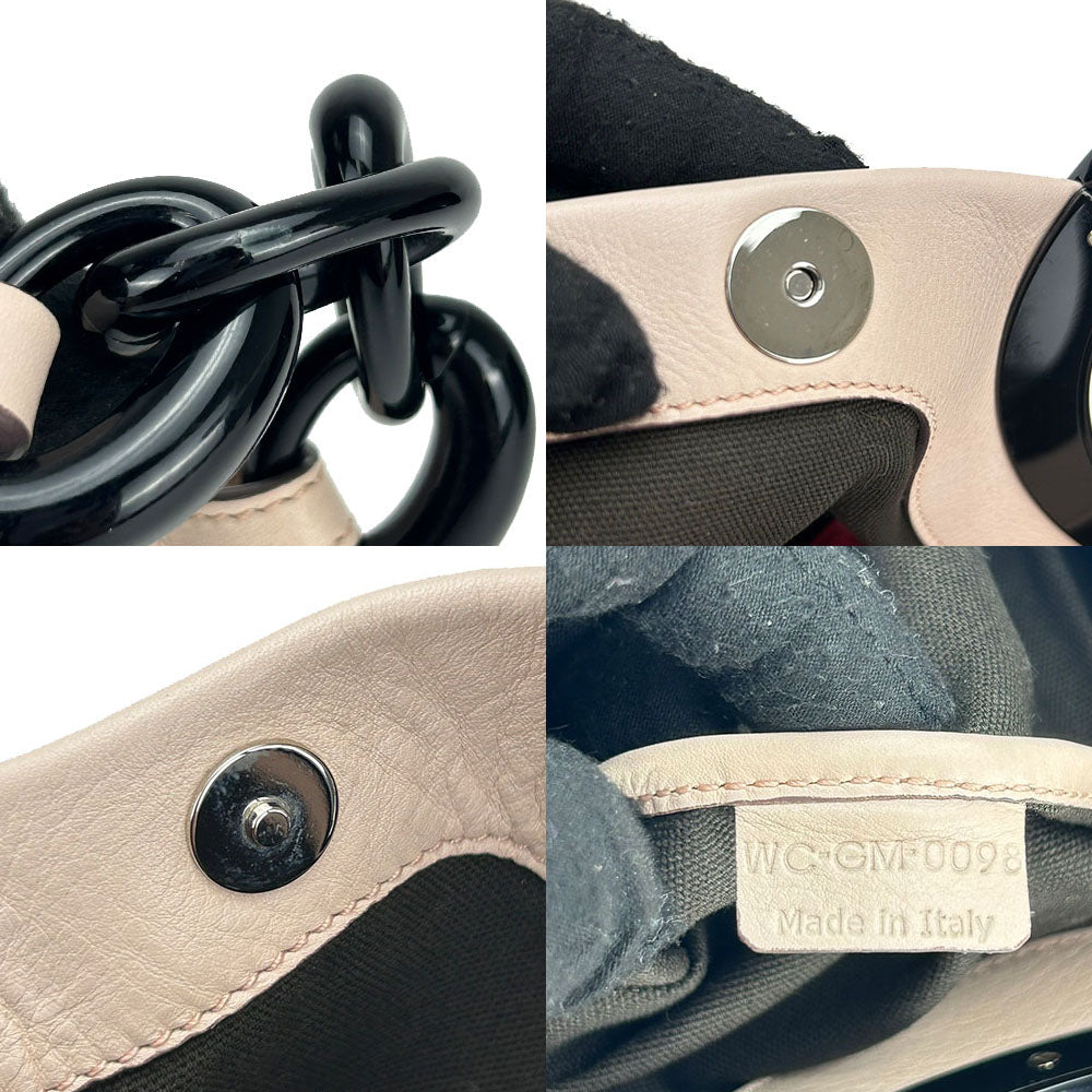 CELINE Handbag leather beige Cruise line