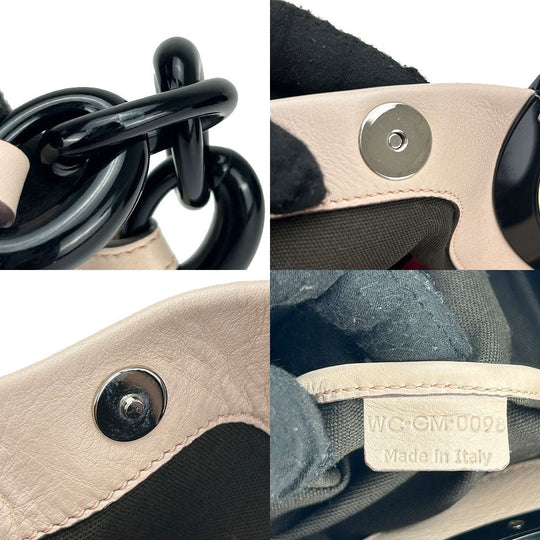 CELINE Handbag leather beige Cruise line