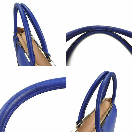 FENDI Handbag 8BH279 leather Blue type Trois Jules