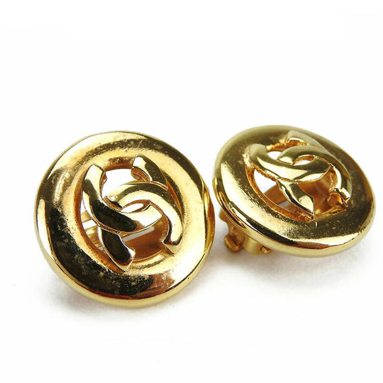 CHANEL Earring metal gold