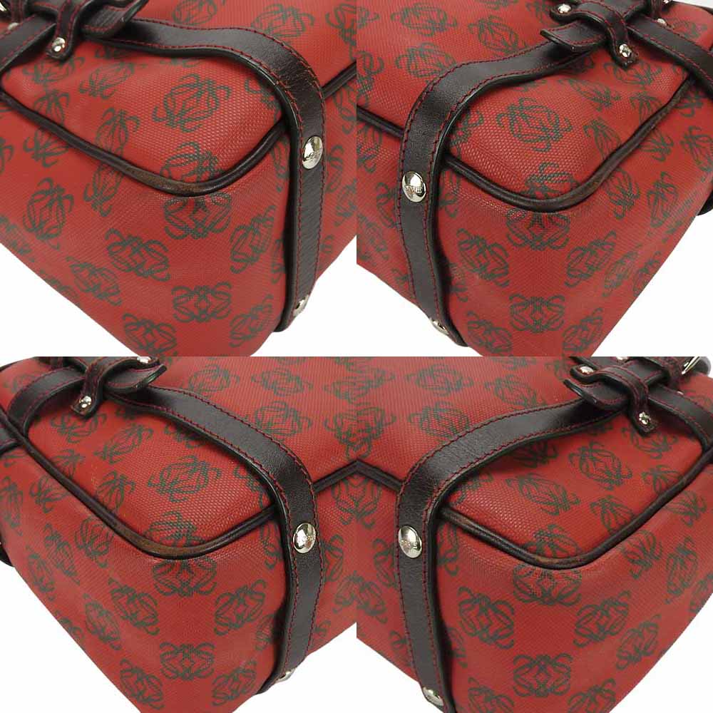 LOEWE Handbag PVC Red