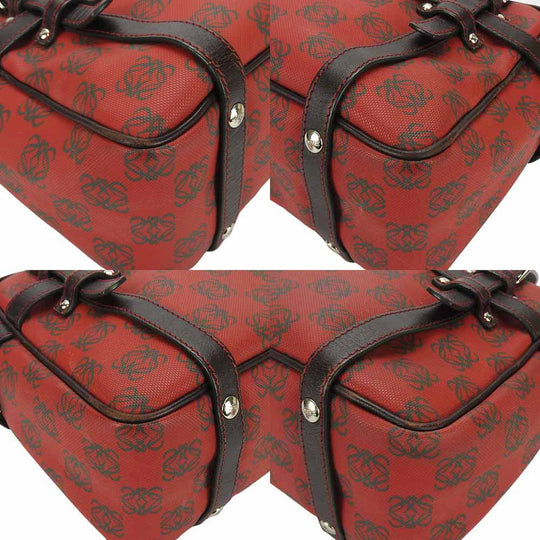 LOEWE Handbag PVC Red
