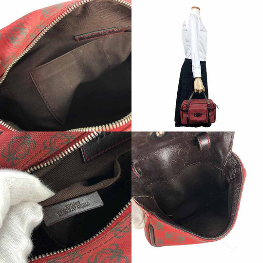 LOEWE Handbag PVC Red