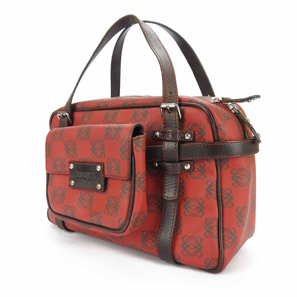 LOEWE Handbag PVC Red