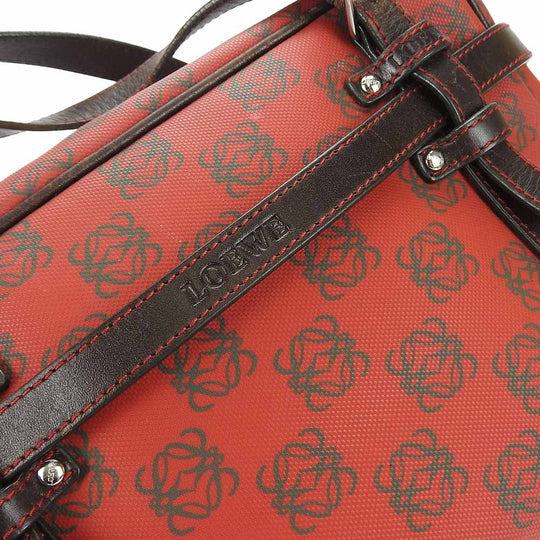 LOEWE Handbag PVC Red