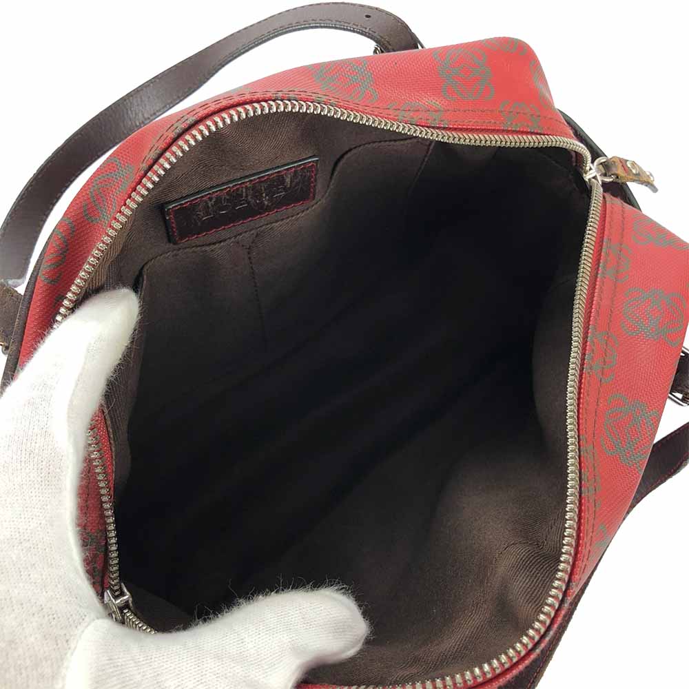LOEWE Handbag PVC Red