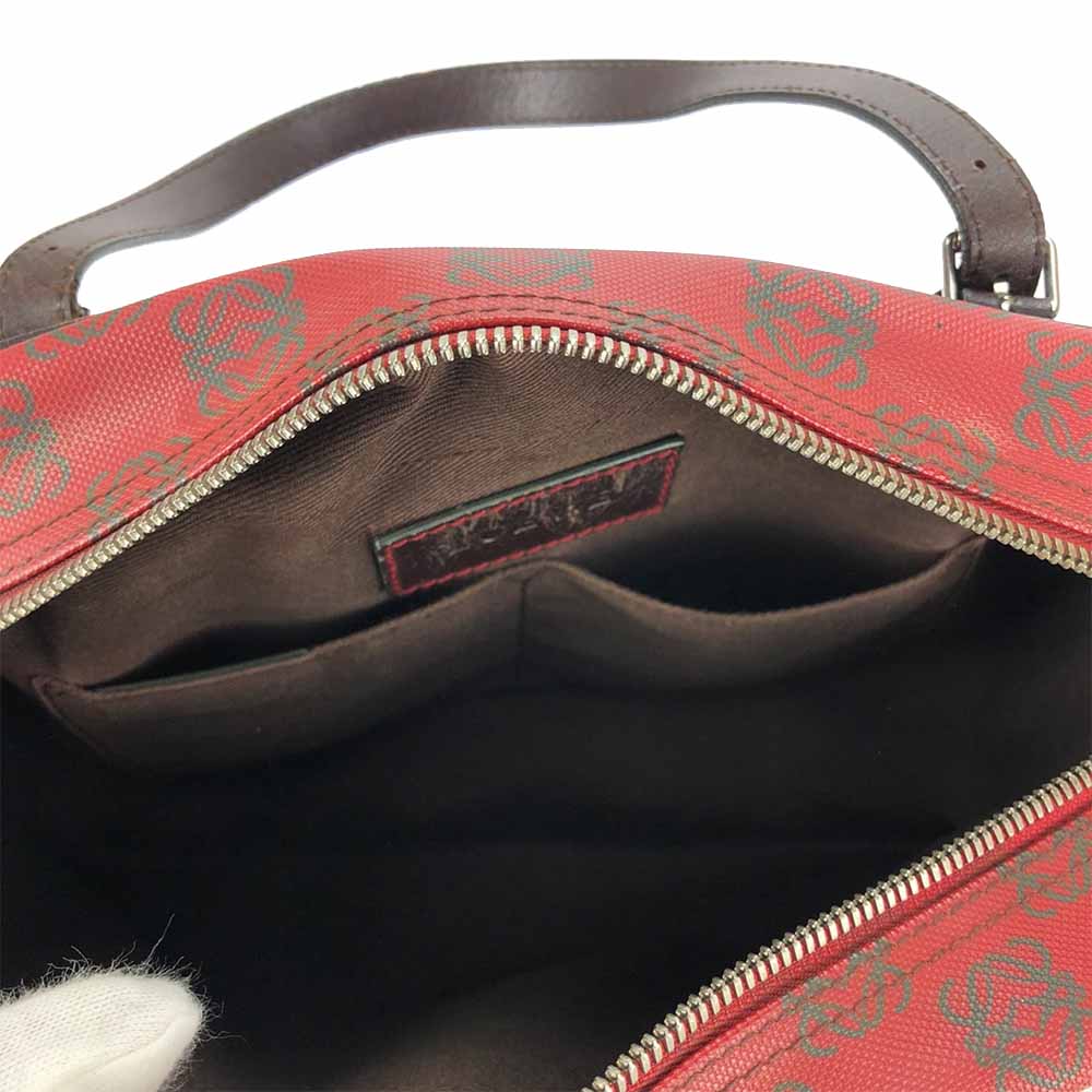 LOEWE Handbag PVC Red