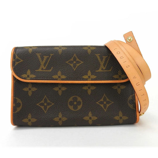 LOUIS VUITTON Waist bag M51855 Monogram Brown Pochette Florentine XS