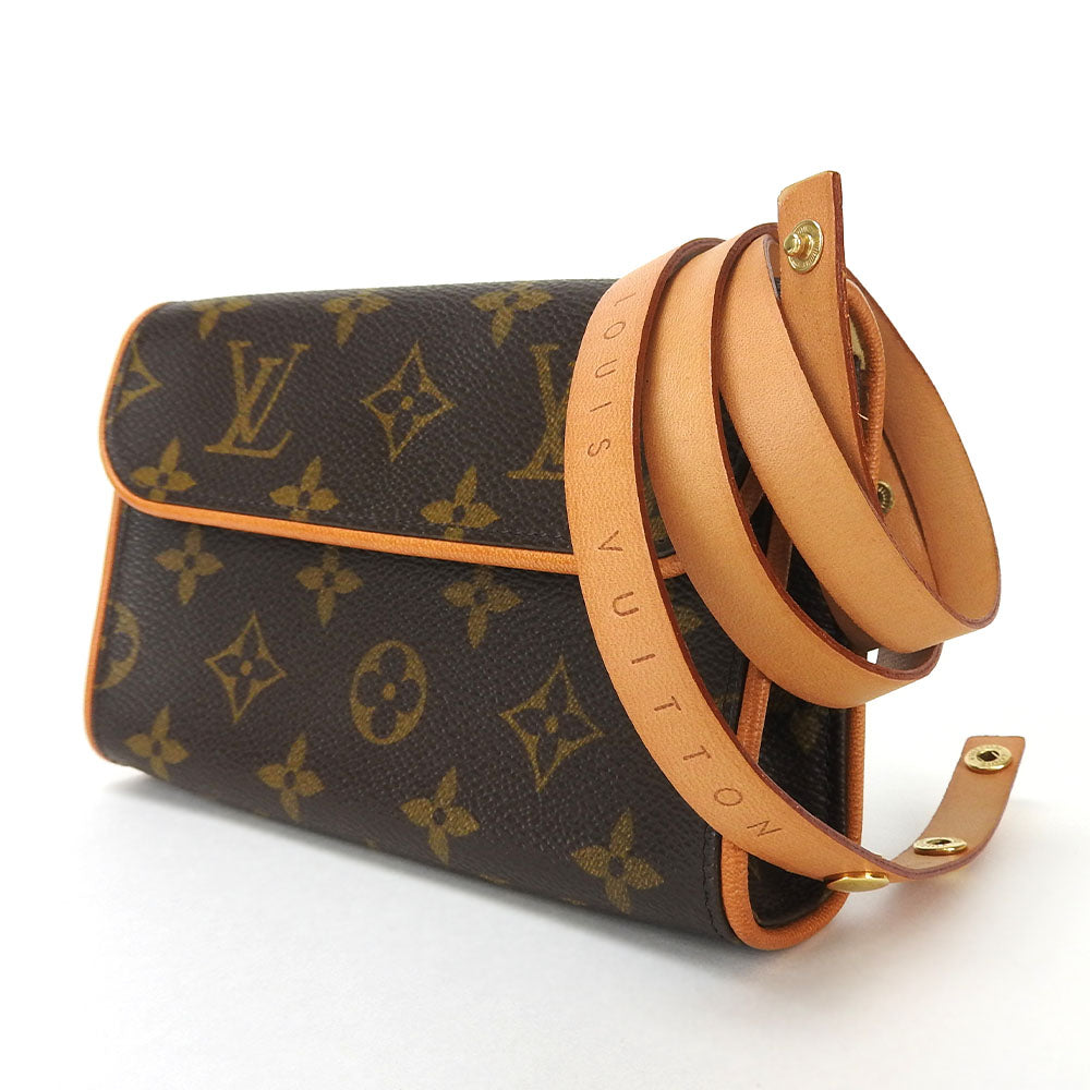 LOUIS VUITTON Waist bag M51855 Monogram Brown Pochette Florentine XS