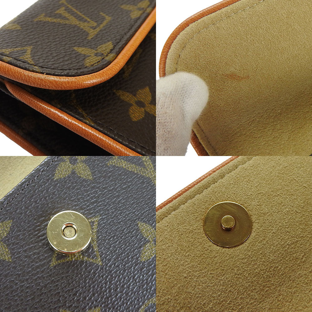 LOUIS VUITTON Waist bag M51855 Monogram Brown Pochette Florentine XS