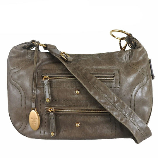 TOD’S Shoulder Bag leather Brown