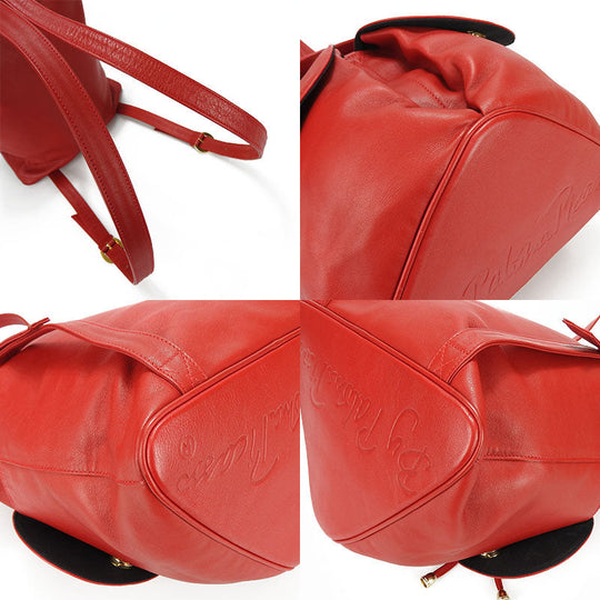 Paloma Picasso Backpack leather Red