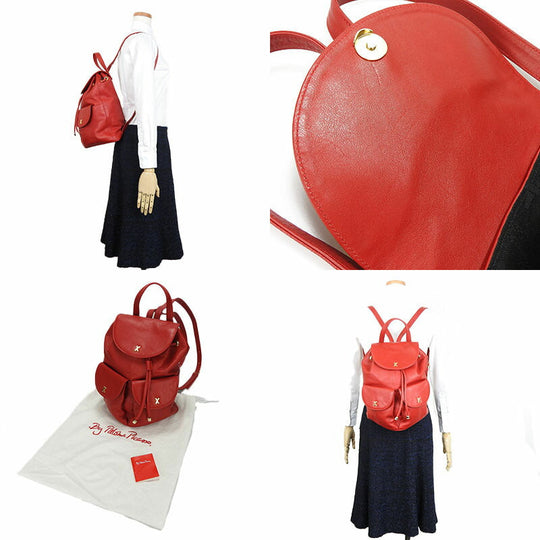 Paloma Picasso Backpack leather Red