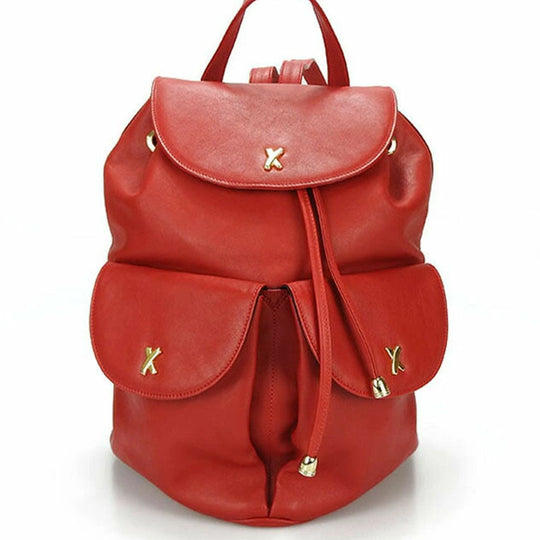 Paloma Picasso Backpack leather Red